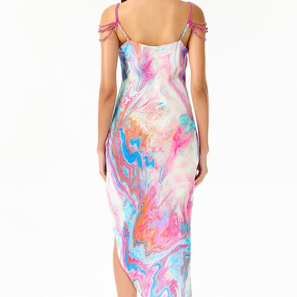 NWT My Beachy Side Cotton Candy High Low dress $395 | MEDIUM - Picture 5 of 13